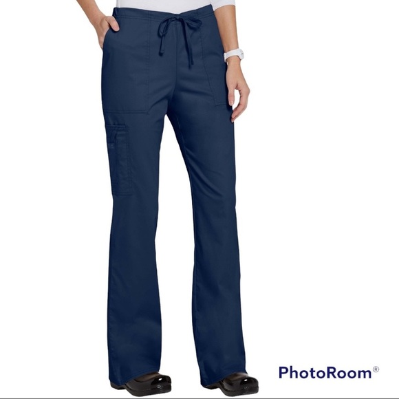 NEW Cherokee Workwear Navy Scrub Pants - Picture 1 of 6